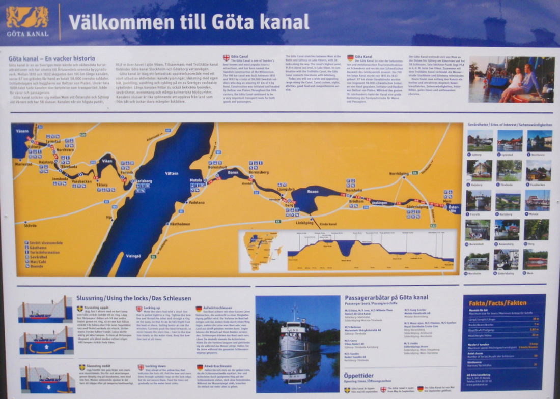 G&ouml;ta Kanal Information.